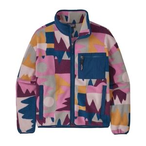 Patagonia Synchilla Full Zip Fleece Jacket Women's Frontera Marble Pink 22955